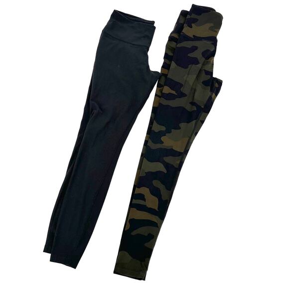 Yoga Pant Bundle Nike/Pink Victoria WMNS XS Black/Camo Pull On Active Gym Lot - Picture 3 of 13